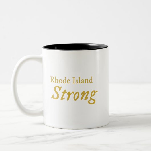 Rhode Island Strong Coffee Mok (Links)