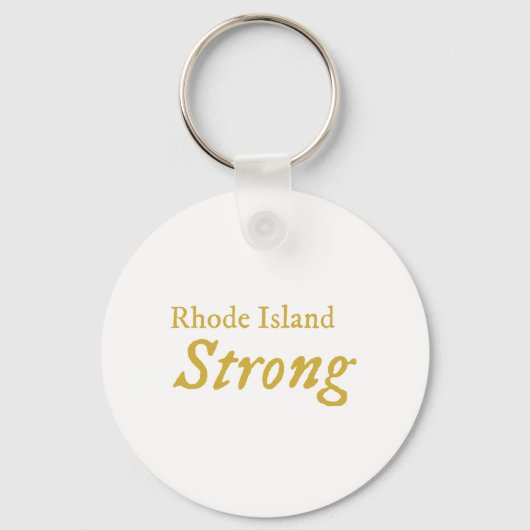 Rhode Island Strong Sleutelhanger (Voorkant)