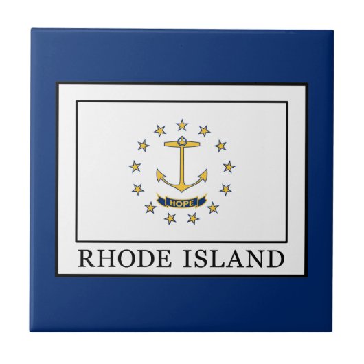 Rhode Island Tegeltje (Voorkant)