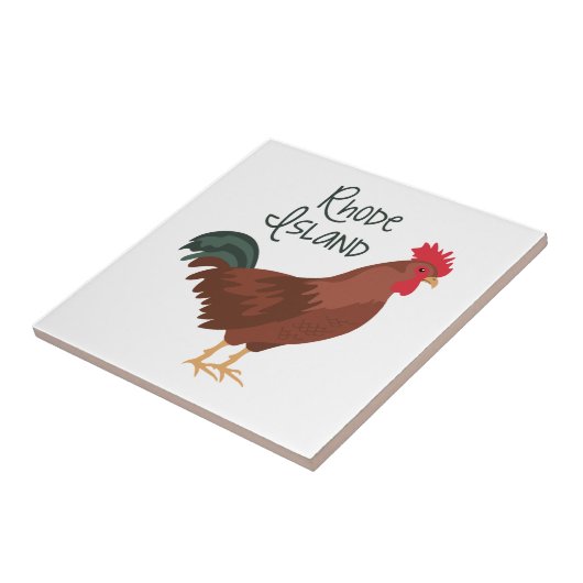 Rhode Island Tegeltje (Zijkant)