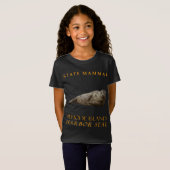 Rhode Island-territorium zoogdier de gewone zeehon T-shirt (Voorkant volledig)