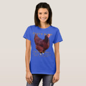 Rhode Island-territoriumvogel De Rhode Island Red T-shirt (Voorkant volledig)
