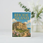 Rhode Island The Breakers GeoSaga Briefkaart (Staand voorkant)