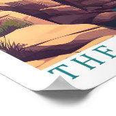 Rhode Island the Ocean State USA Travel Place Poster (Hoek)