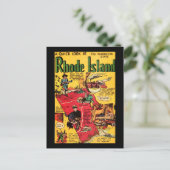 Rhode Island The Plantation State Briefkaart (Staand voorkant)