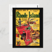 Rhode Island The Plantation State Briefkaart (Voorkant / Achterkant)