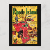 Rhode Island The Plantation State Briefkaart (Voorkant)