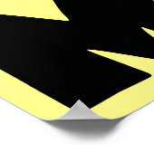 Rhode Island Thuis Hart Staat Poster Bord (Hoek)