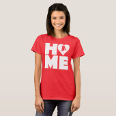 Rhode Island Thuis Hart Staat T-Shirts (Voorkant volledig)