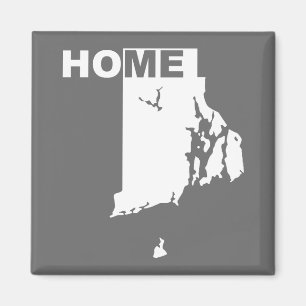 Rhode Island Thuis Weg Van Staat Koelkastmagneet Magneet