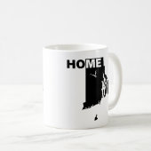 Rhode Island Thuis Weg Van Staat Mok Reismok (Voorkant rechts)