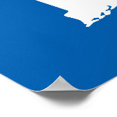 Rhode Island Thuis Weg Van Staat Poster Bord (Hoek)