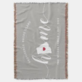 Rhode Island Thuisstaat Persoonlijk Deken (Voorkant Verticaal)