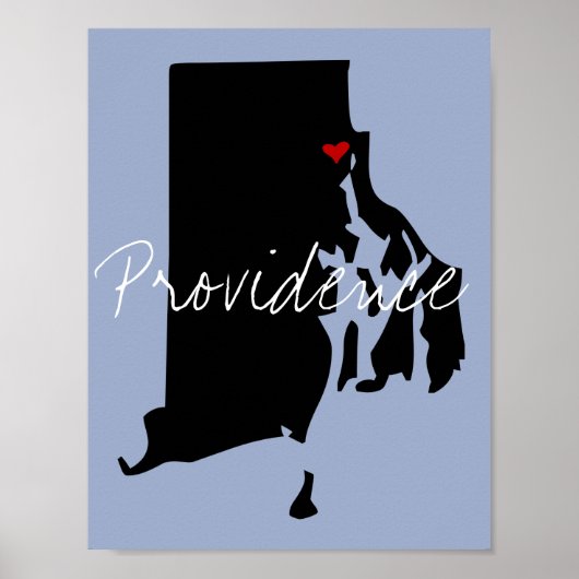 Rhode Island Town Poster (Voorkant)