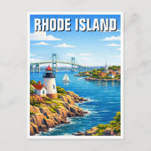 Rhode Island Travel Briefkaart (Voorkant)