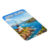 Rhode Island Travel Magneet (Rechterzijde)