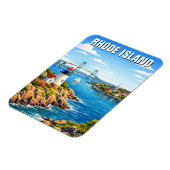 Rhode Island Travel Magneet (Linkerzijde)