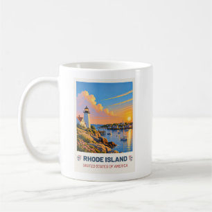 Rhode Island USA – Antieke Reismok Koffiemok