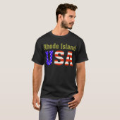 Rhode Island USA. T-shirt (Voorkant volledig)
