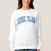 Rhode Island  Varsity College Style Sweatsh Trui (Voorkant)