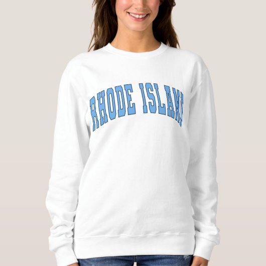 Rhode Island  Varsity College Style Sweatsh Trui (Voorkant)