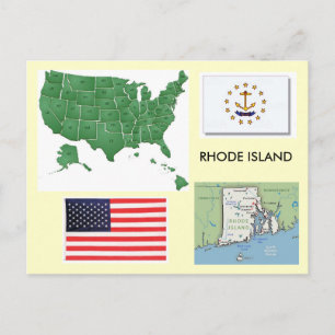 Rhode Island, Verenigde Staten Briefkaart