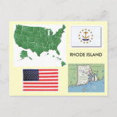 Rhode Island, Verenigde Staten Briefkaart (Voorkant)