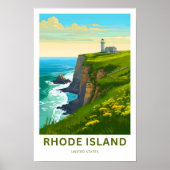 Rhode Island Verenigde Staten Reisprint Poster (Voorkant)