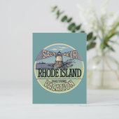 Rhode Island Vintage Travel Briefkaart (Staand voorkant)
