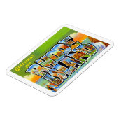 Rhode Island Vintage Travel Magneet (Linkerzijde)