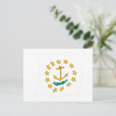 Rhode Island Vlag Ansichtkaart Briefkaart (Staand voorkant)