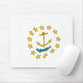 Rhode Island Vlag Muismat (Met muis)