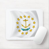 Rhode Island Vlag Muismat (Met muis)