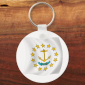 Rhode Island Vlag Sleutelhanger (Voorkant)