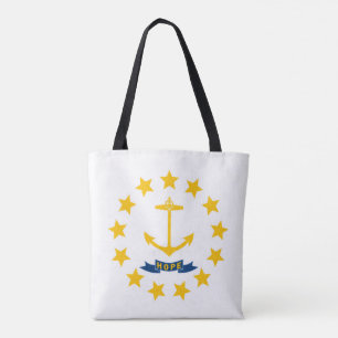 Rhode Island-vlag, Vlag van Rhode Island Tote Bag
