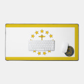 Rhode Island-vlag-zegel Bureaumat (Keyboard & Muis)