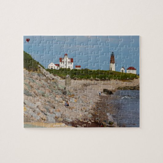 Rhode Island vuurtoren legpuzzel (Horizontaal)