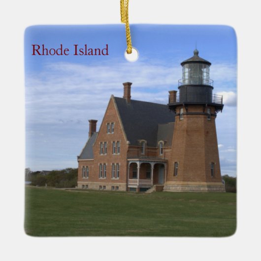 Rhode Island Vuurtoren Ornament (Voorkant)