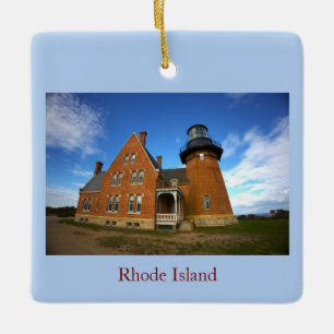 Rhode Island-vuurtorenornament Keramisch Ornament