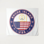 Rhode Island Wandkleed (Voorkant (horizontaal))