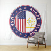 Rhode Island Wandkleed (In Situ (horizontaal))