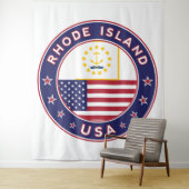 Rhode Island Wandkleed (In situ)
