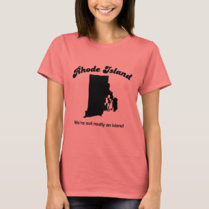 Rhode Island - We zijn geen eiland T-shirt