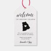 Rhode Island Wedding Welcome Cadeaulabel (Voorkant)