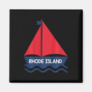 Rhode Island Zeilboot Jongens Meisjes Peuter Magneet