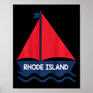 Rhode Island Zeilboot Jongens Meisjes Peuter Poster