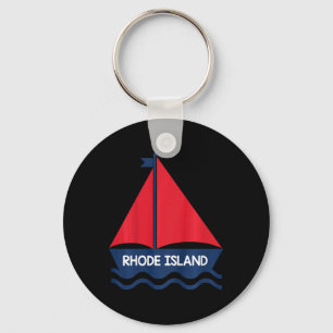 Rhode Island Zeilboot Jongens Meisjes Peuter Sleutelhanger
