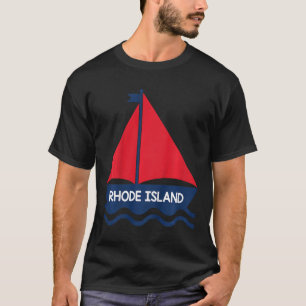 Rhode Island Zeilboot Jongens Meisjes Peuter T-shirt