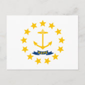 Rhode Islander Vlag, vlag van Rhode Island Briefkaart (Voorkant)