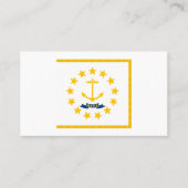 Rhode Islander Vlag, vlag van Rhode Island Visitekaartje (Voorkant)